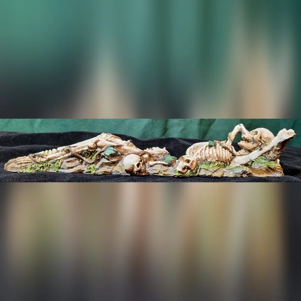 NWT Skeleton Decor with Green Accents